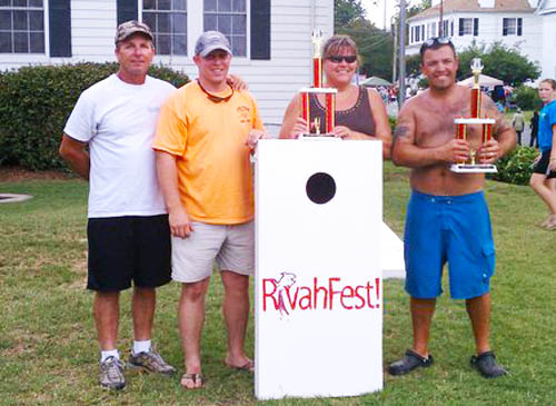 rivahfest cornhole winners